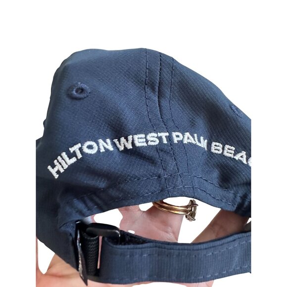 IMPERIAL Hilton West Palm Beach Navy Blue One Size Baseball Hat Cap NEW NWT - Picture 6 of 6